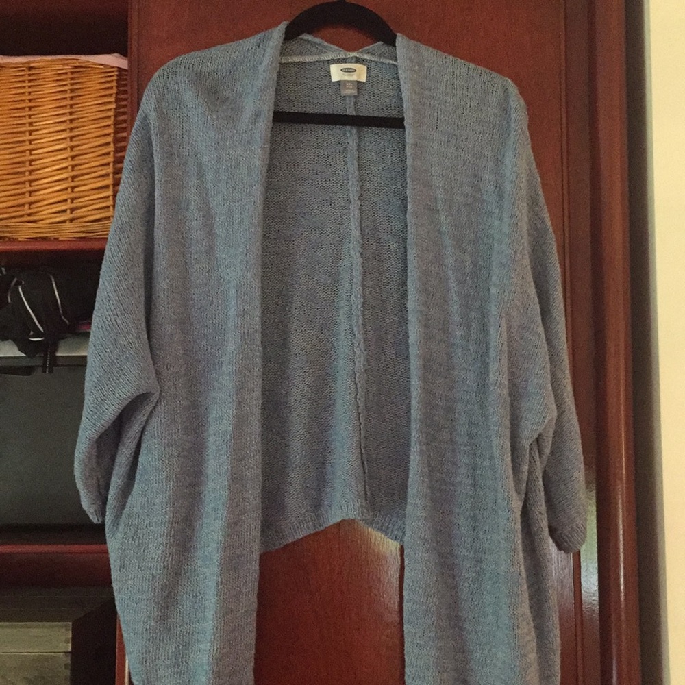 Old Navy Blue Knit Cardigan